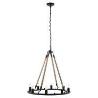 Encircle Black Chandelier