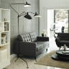 View Stainless Steel Floor Lamp - Black - EEI-1593