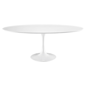 Lippa 78" Wood Top Dining Table - White 