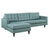 Empress Left-Facing Upholstered Sectional Sofa - EEI-1666