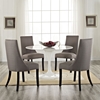 Reverie Upholstery Dining Side Chair - Gray (Set of 4) - EEI-1677-GRY
