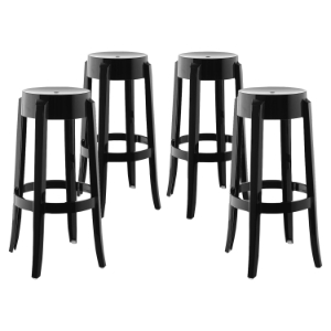 Casper Bar Stool - Polycarbonate, Backless (Set of 4) 
