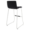 Dive Leatherette Bar Stool - Black (Set of 2) - EEI-1688-BLK
