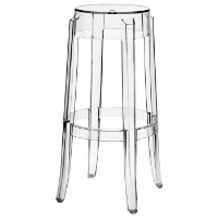 Casper 30" Backless Bar Stool - Clear Acrylic