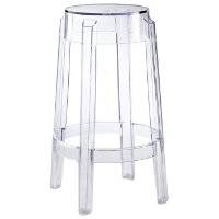 Casper 26" Backless Counter Stool - Clear Acrylic