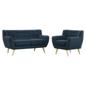 Remark 2 Pieces Sofa Set - Tufted 