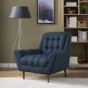 Response Fabric Armchair - Flared Arm, Tufted - EEI-1786