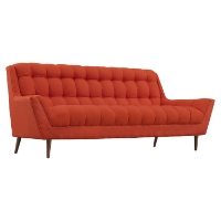 Response Fabric Sofa - Flared Arm, Tufted