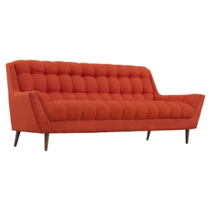 Response Fabric Sofa - Flared Arm, Tufted 