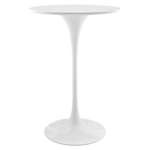 Lippa 28" Wood Bar Table - White 