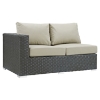 Sojourn 12 Pieces Patio Sectional Set - Sunbrella Canvas Antique Beige - EEI-1884-CHC-BEI-SET