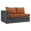 Summon 11 Pieces Outdoor Patio Sectional Set - Sunbrella Canvas Tuscan - EEI-1899-GRY-TUS-SET