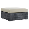 Summon 12 Pieces Patio Sectional Set - Sunbrella Canvas Antique Beige - EEI-1898-GRY-BEI-SET