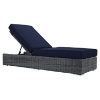 Summon 12 Pieces Outdoor Patio Sectional Set - Sunbrella Canvas Navy - EEI-1898-GRY-NAV-SET