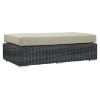 Summon 9 Pieces Patio Sectional Sofa Set - Sunbrella Canvas Antique Beige - EEI-1895-GRY-BEI-SET
