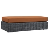 Summon 9 Pieces Outdoor Patio Sectional Sofa Set - Sunbrella Canvas Tuscan - EEI-1895-GRY-TUS-SET