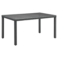 Sojourn 59" Outdoor Patio Dining Table - Chocolate