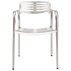 Ohio Outdoor Stackable Chair (set of 2) - EEI-197-SLV