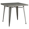 Alacrity Metal Square Dining Table - Gunmetal - EEI-2035-GME