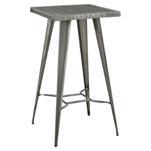 Direct Metal Bar Table - Gunmetal 