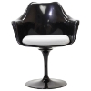 Lippa Saarinen Inspired Black Armchair - EEI-205