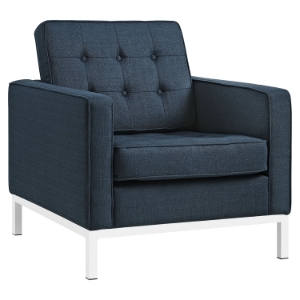 Loft Fabric Armchair - Tufted 
