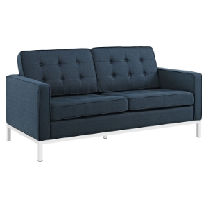 Loft Fabric Loveseat - Tufted 