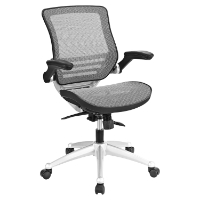 Edge All Mesh Office Chair - Adjustable Height, Swivel, Gray