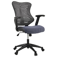 Clutch Office Chair - Adjustable Height, Casters, Gray