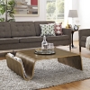 Polaris Wood Coffee Table - Walnut, Magazine Racks - EEI-2091-WAL