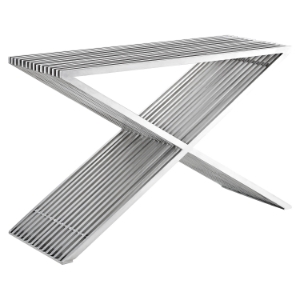 Press Silver Console Table 