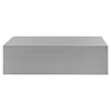 Cast Stainless Steel Coffee Table - EEI-2098-SLV