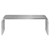 Pipe 46.5" Stainless Steel Bench - EEI-2102-SLV
