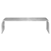Pipe 60" Stainless Steel Bench - EEI-2103-SLV