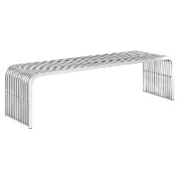 Pipe 60" Stainless Steel Bench
