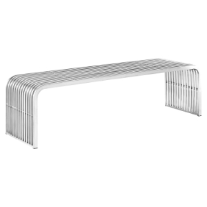 Pipe 60" Stainless Steel Bench 