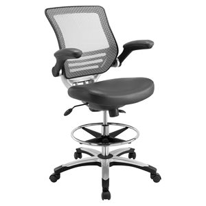 Edge Office Chair - Adjustable Height, Swivel, Gray 
