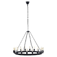 Teleport 43" Chandelier - Brown