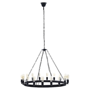 Teleport 43" Chandelier - Brown 