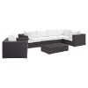 Convene 7 Pieces Outdoor Patio Sectional Set - EEI-2157-EXP-SET