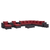 Convene 11 Pieces Outdoor Patio Sectional Set - EEI-2166-EXP-SET