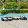 Convene 11 Pieces Outdoor Patio Sectional Set - EEI-2166-EXP-SET