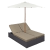 Convene Double Outdoor Patio Chaise - EEI-2180-EXP-SET