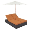Convene Double Outdoor Patio Chaise - EEI-2180-EXP-SET