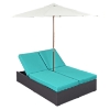 Convene Double Outdoor Patio Chaise - EEI-2180-EXP-SET