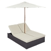 Convene Double Outdoor Patio Chaise - EEI-2180-EXP-SET