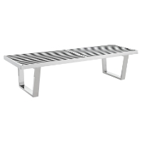 Sauna 5' Stainless Steel Bench
