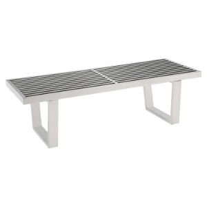 Sauna 4' Stainless Steel Bench 