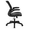 Veer Leatherette Office Chair - Black - EEI-291-BLK