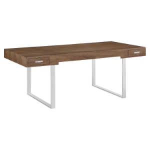 Tinker Rectangular Office Desk - Walnut 